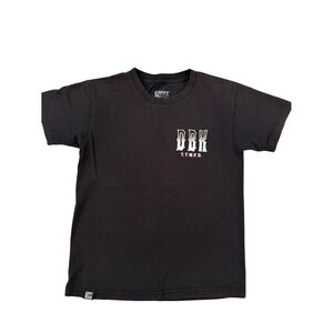 Youth DBK Dirt Bike Kids Black Graphic Tee Size Small